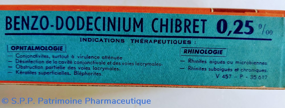 science pharmacie benzo dodecinium chibret 0 25