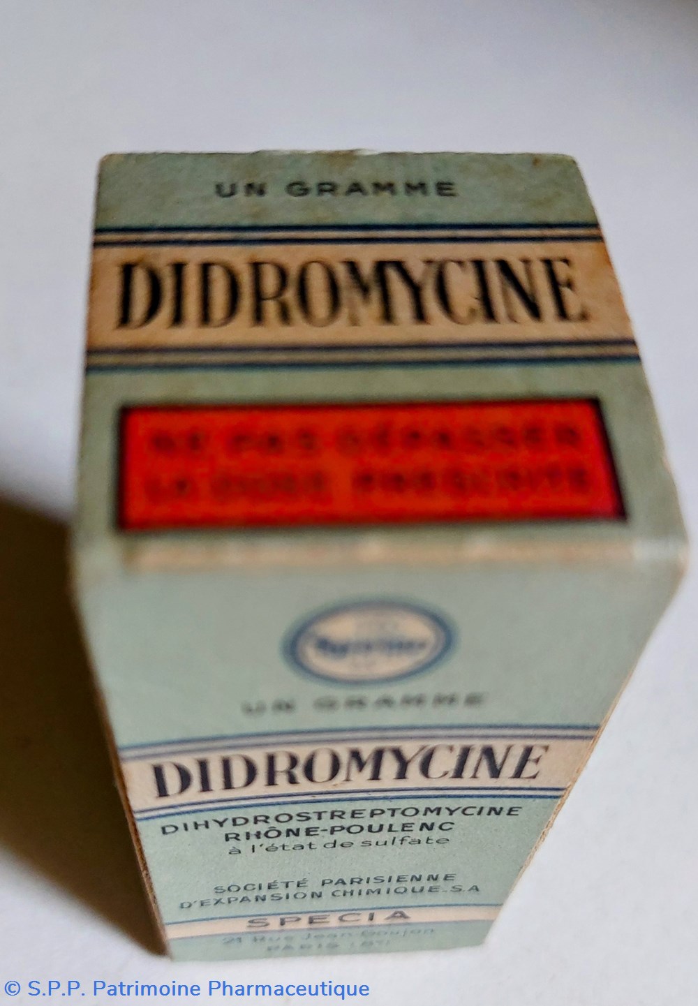 science pharmacie didromycine 1 gramme specia