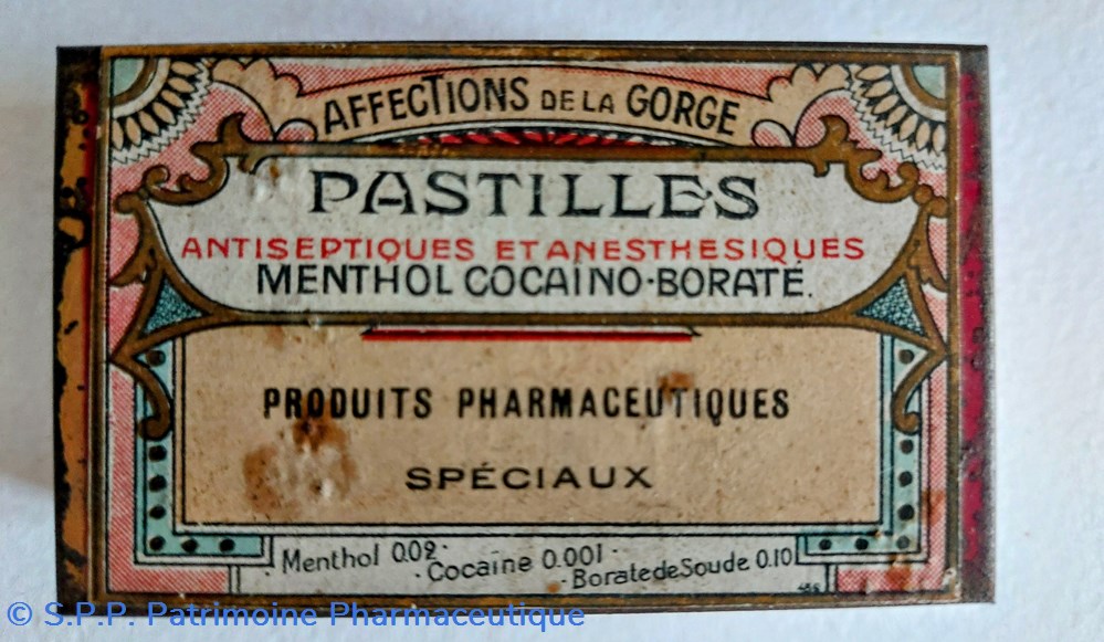 PASTILLES MENTHOL COCAÏNO BORATE 3 science pastilles menthol cocaino borate