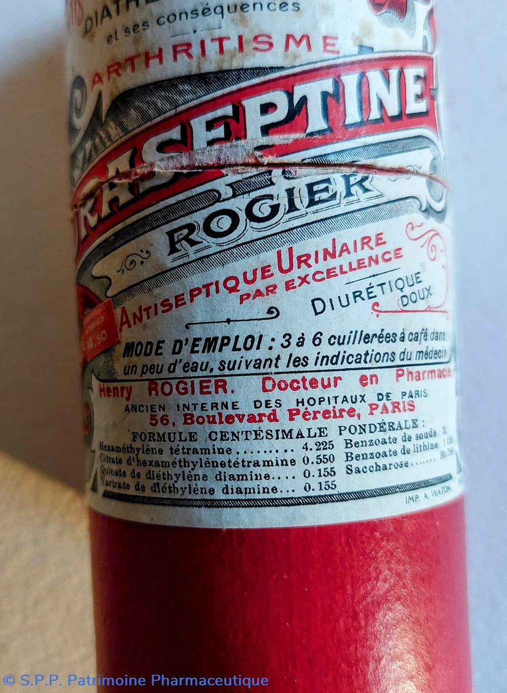 URASEPTINE ROGIER 2 science uraseptine rogier