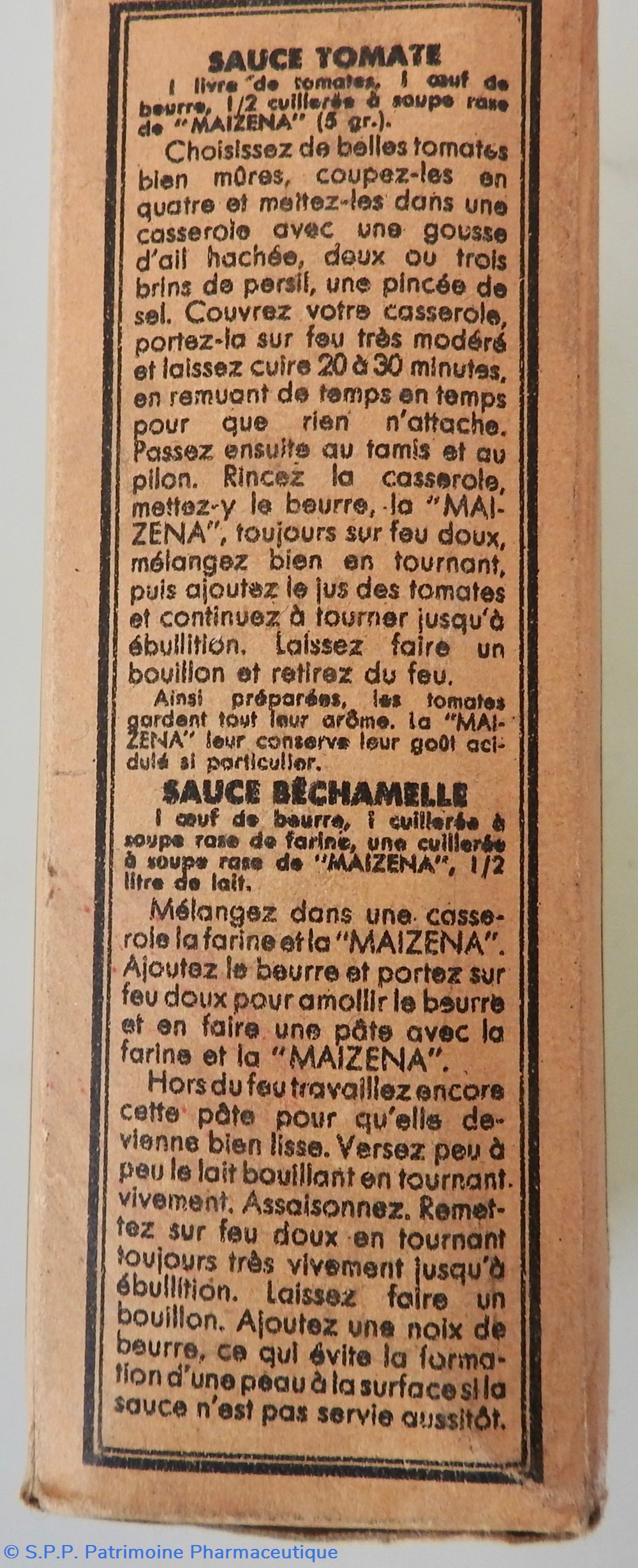 MAÏZENA 2 science pharmacie maizena