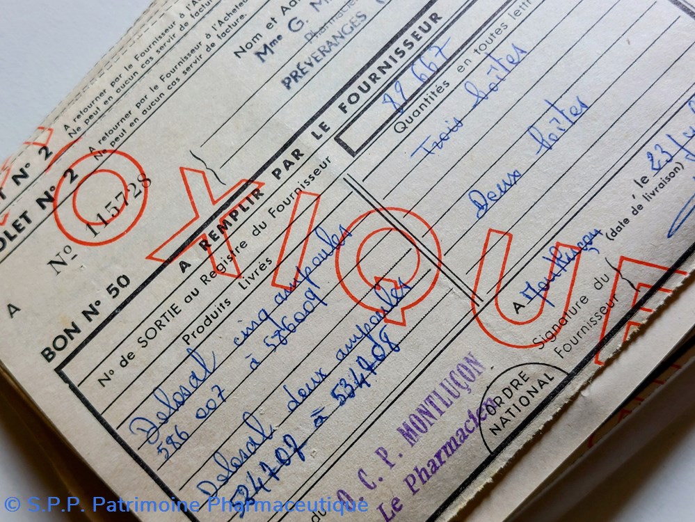 documents anciens bons achat et livraison 1955 1984