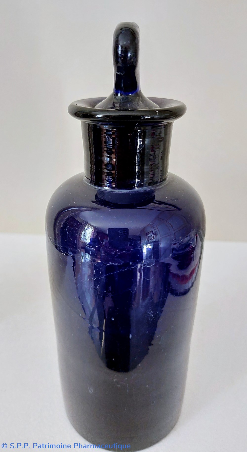 Bleu / Flacon de pharmacie verre bleu h 21 cm 3 science bleu flacon de pharmacie verre bleu h 21 cm