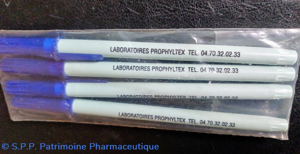 objets publicitaires prophyltex 4 stylos a bille