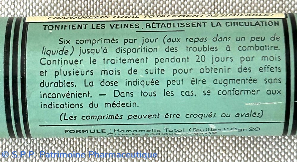 science pharmacie tot hamelis chantereau comprimes