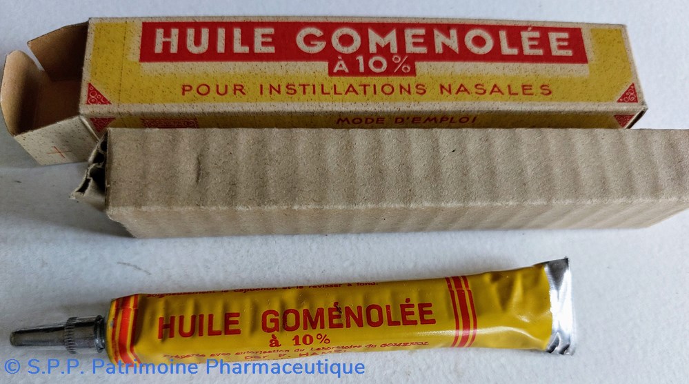 HUILE GOMENOLLEE à 10% ( tube) 4 science huile gomenollee a 10 tube