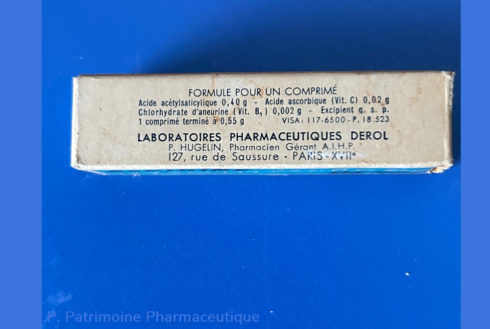 science pharmacie aspirine vitaminee b1 c