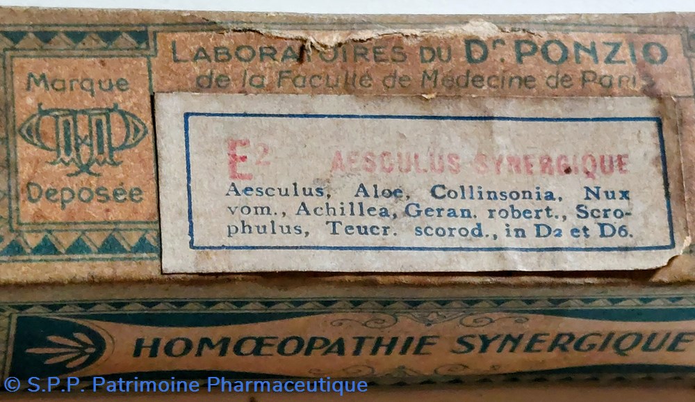 science pharmacie aesculus synergique homeopathie