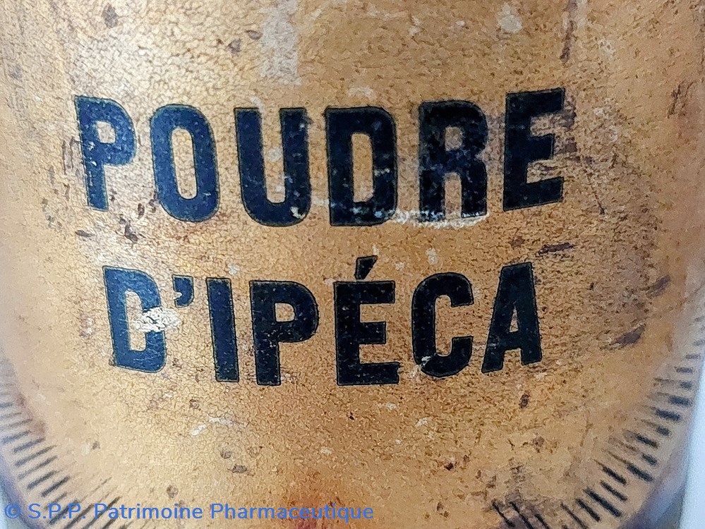 science pharmacie flacon 19 5 cm verre ambre poudre ipeca poudre ipecacuanha