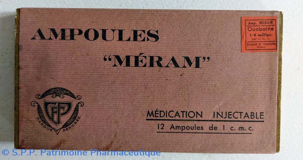 science pharmacie ouabaine ampoules meram 1 4 mg par cmc