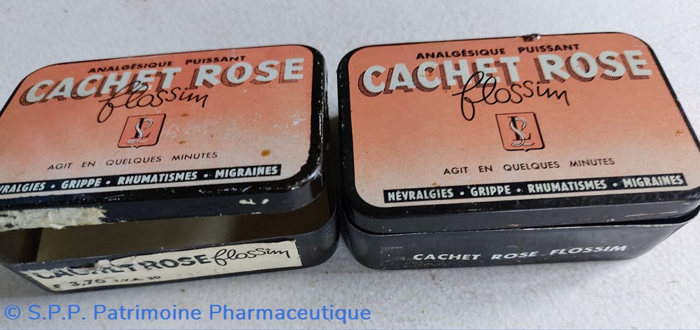 CACHET ROSE FLOSSIM Analgésique science pharmacie cachet rose flossim analgesique