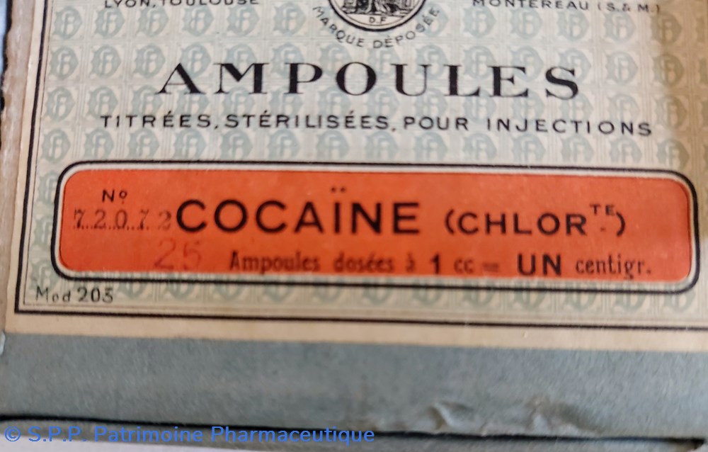 25 Ampoules COCAINE DARRASSE 2 science pharmacie 25 ampoules cocaine darrasse