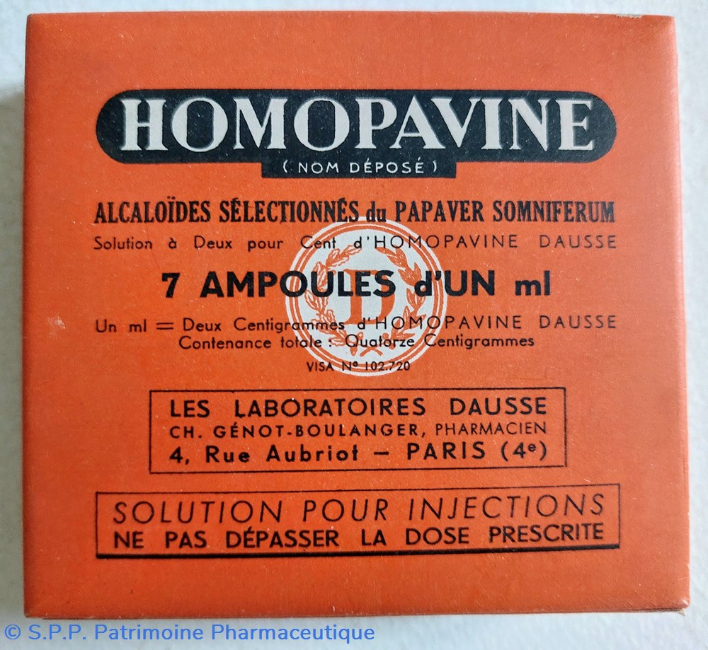 science pharmacie homopavine 7 ampoules 1 ml dausse