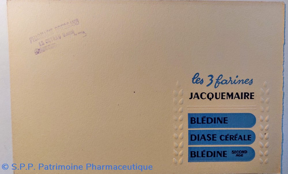 FARINES JACQUEMAIRE science pharmacie farines jacquemaire