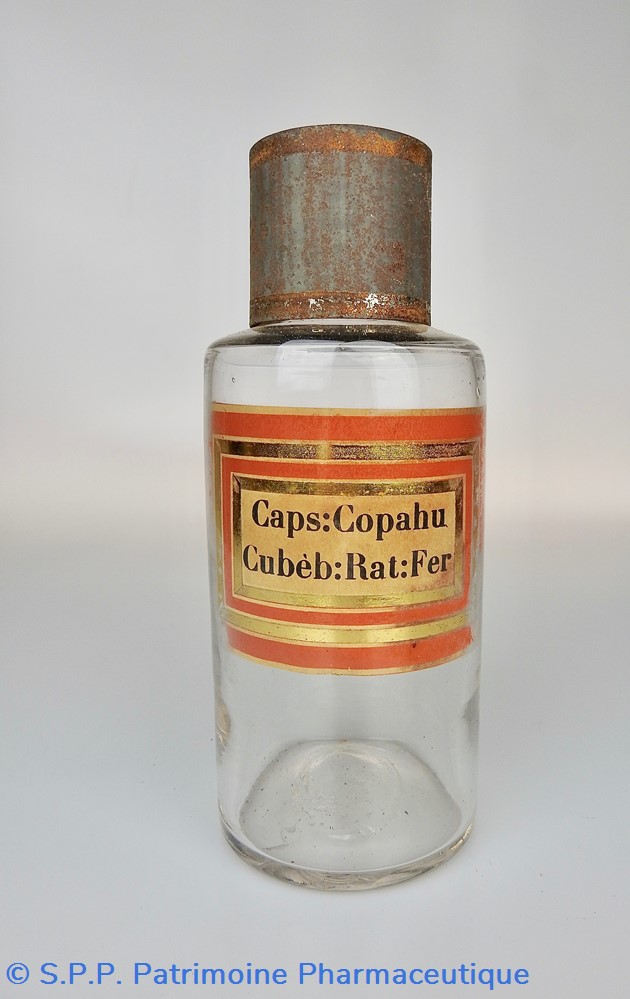 Flacon en verre petit modèle Pharmacie RAVASSE science flacon en verre petit modele pharmacie ravasse