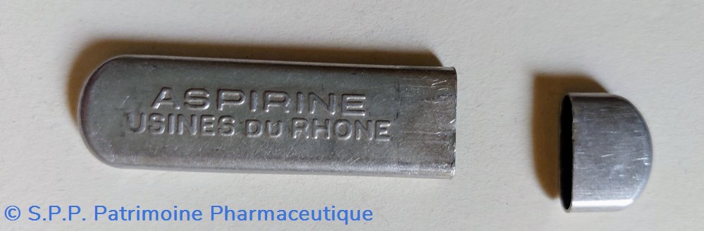 Aspirine Usine du Rhône / ÉTUI de poche 3 objets publicitaires aspirine usine du rhone etui de poche