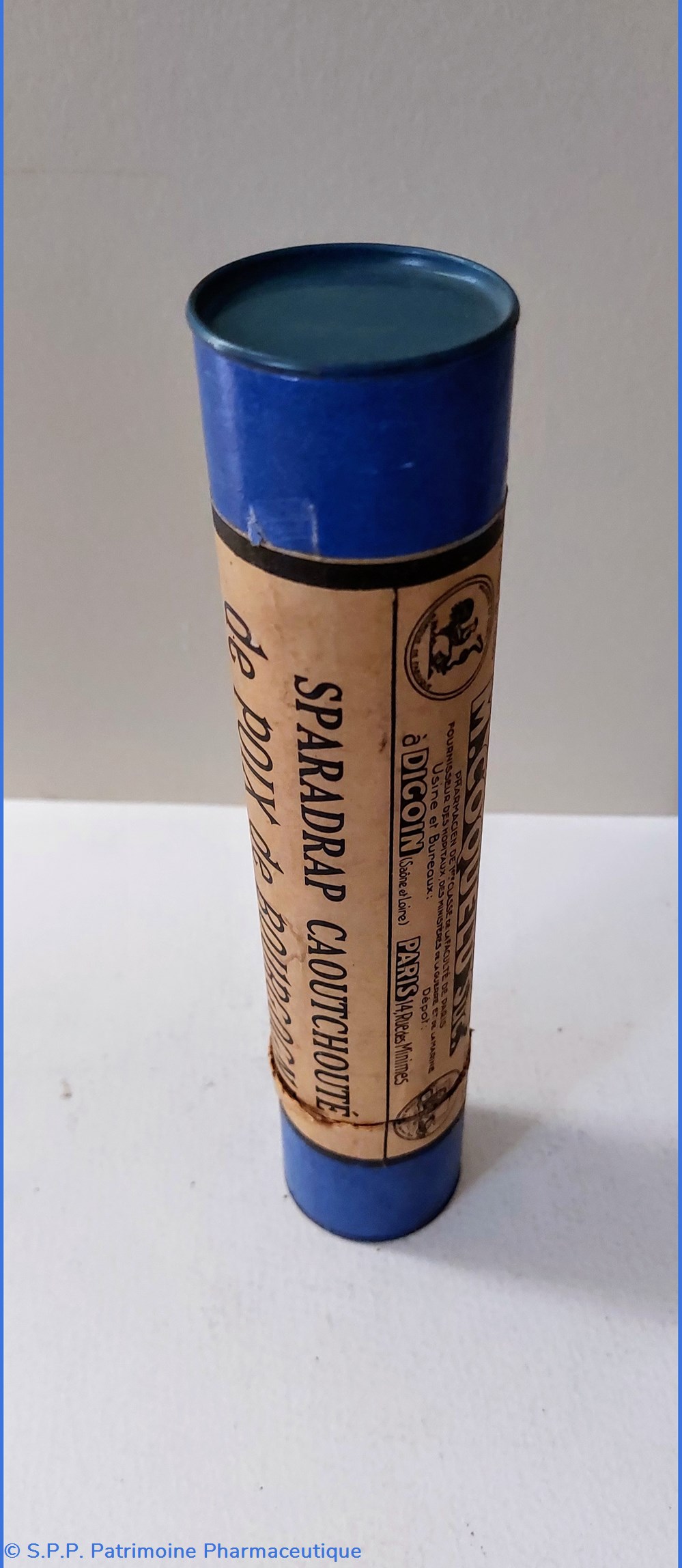 Sparadrap caoutchouté de Poix de Bourgogne / M.Coquelu ( tube bleu) 3 science sparadrap caoutchoute de poix de bourgogne m coquelu tube bleu