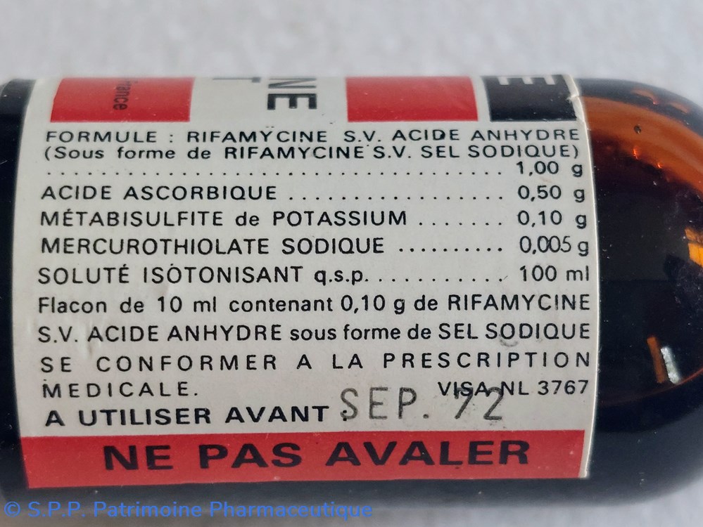 science pharmacie collyre rifamycine chibret