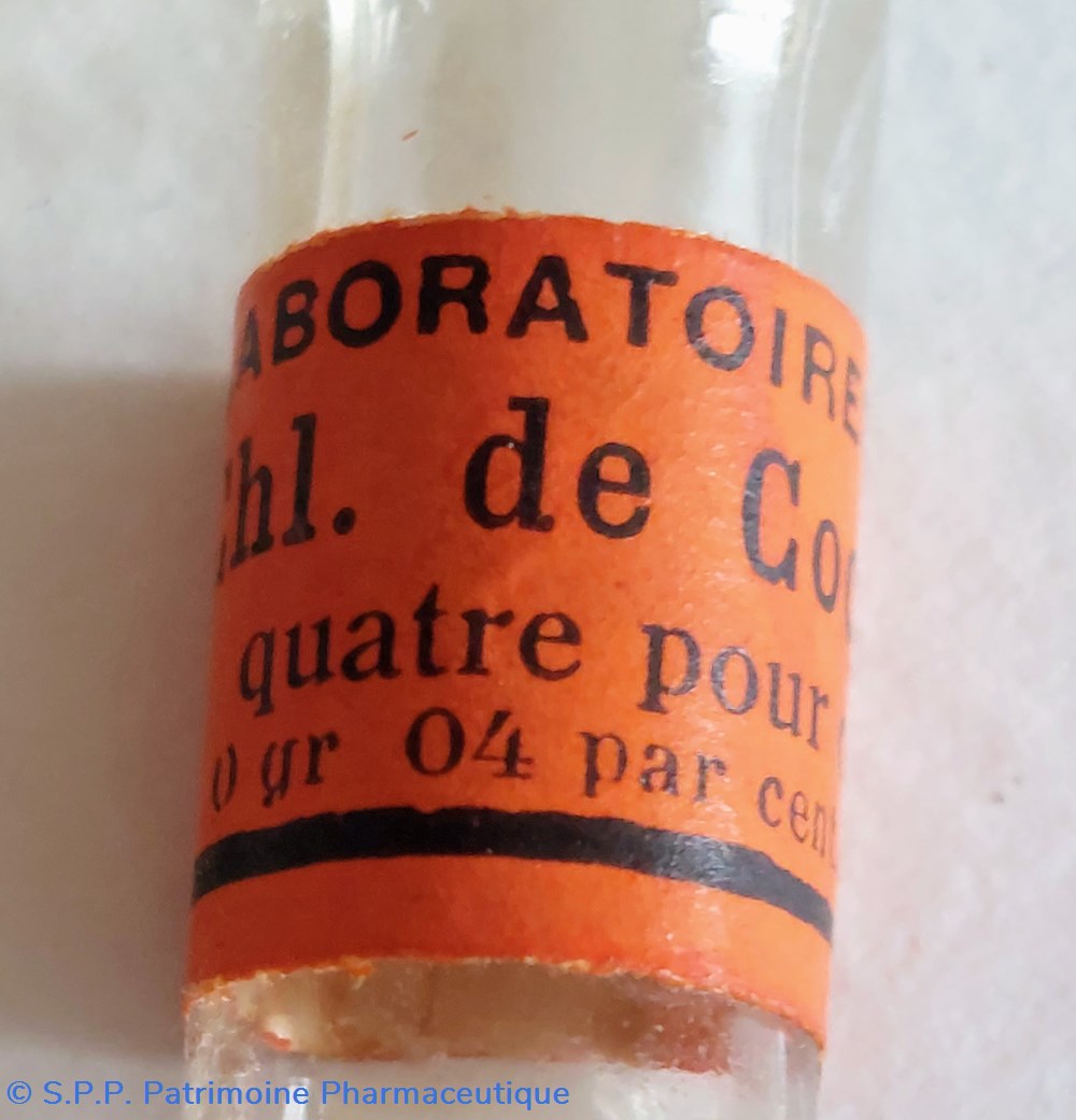 CHL. de COCAÏNE 4% 4 science chl de cocaine 4