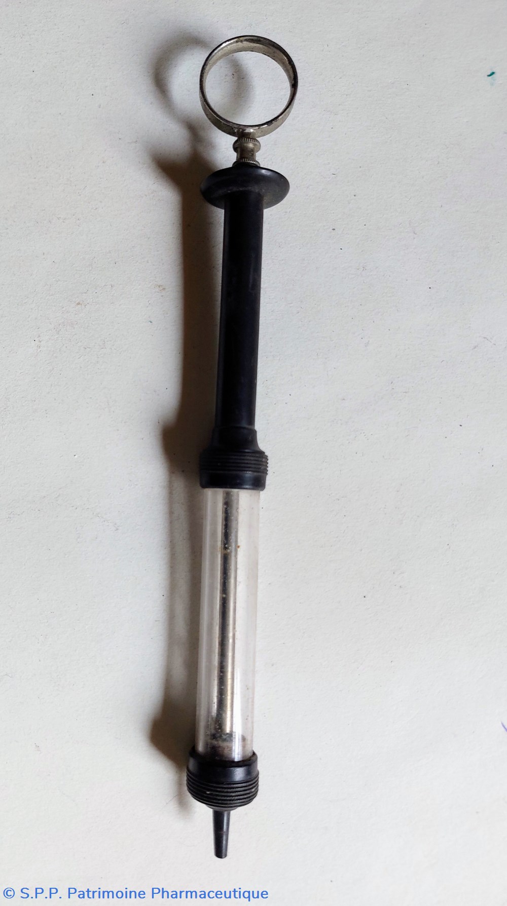 science pharmacie seringue tube en verre piston gradue 1 a 5