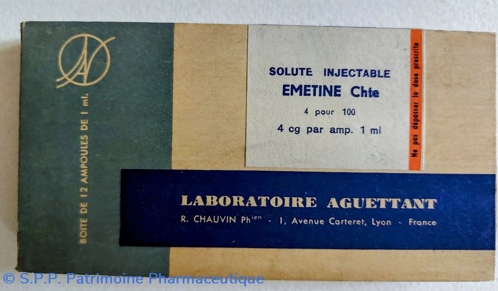 science pharmacie emetine chte 12 ampoules injectables 1 ml