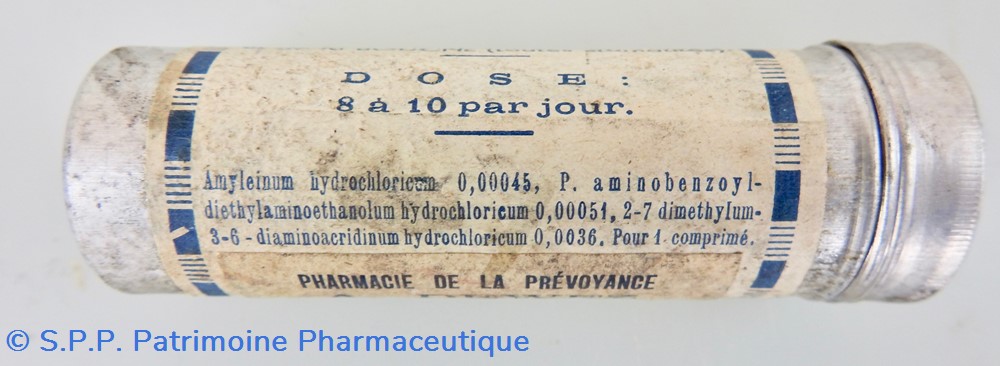 science pharmacie comprimes antiseptiques et anesthesiques