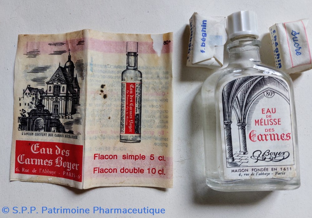 Eau de Mélisse des CARMES "Kit" de voyage 4 science pharmacie eau de melisse des carmes kit de voyage