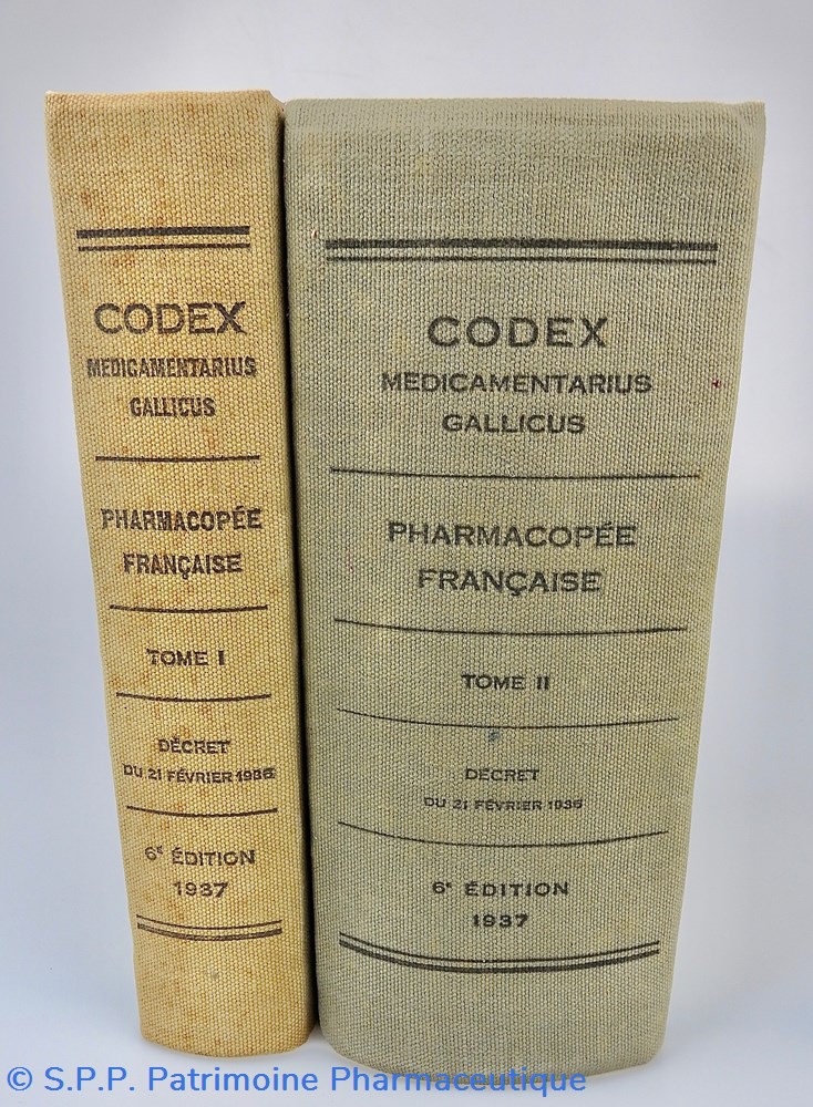 science pharmacie codex medicamentarius gallicus 1937