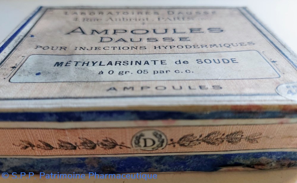 MÉTYLARSINATE DE SOUDE Ampoules DAUSSE 5 science pharmacie metylarsinate de soude ampoules dausse