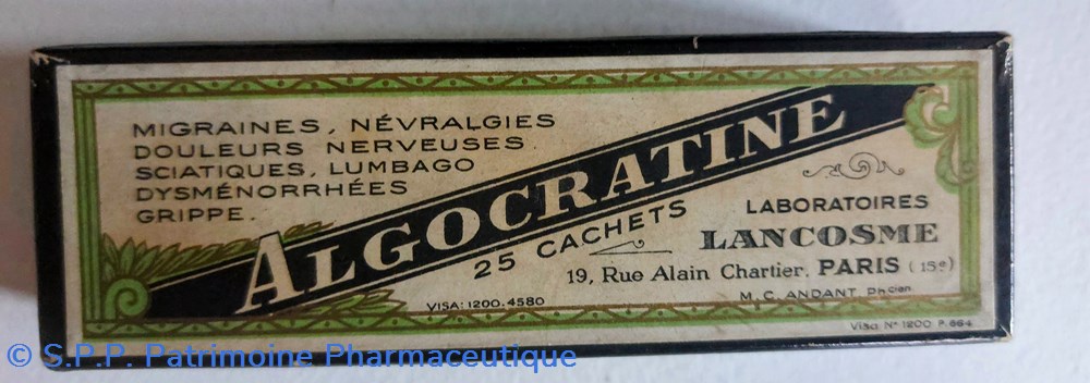 ALGOCRATINE ( Cachets) science algocratine cachets