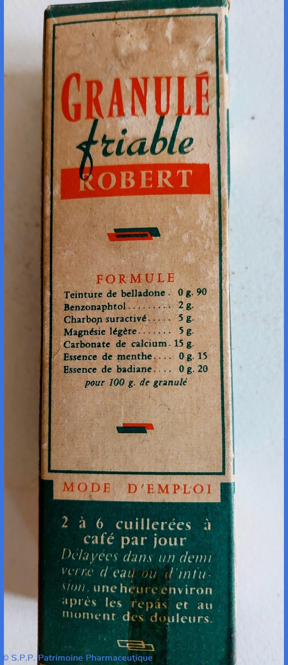GRANULÉ FRIABLE ROBERT 2 science granule friable robert