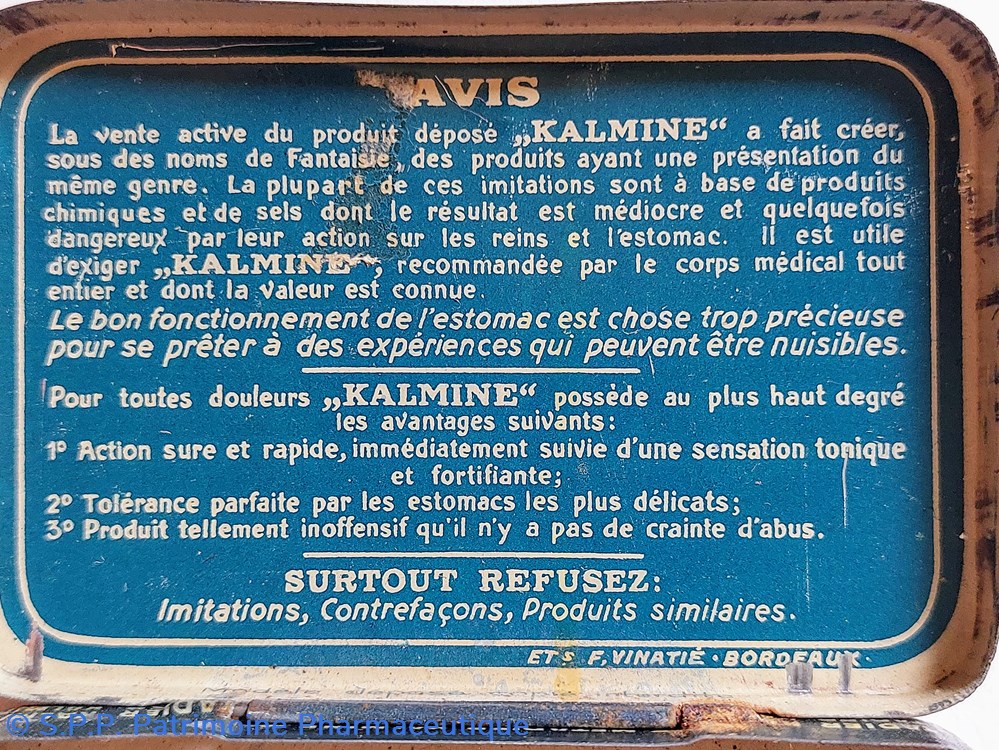 KALMINE MÉTADIER boîte de 6 CACHETS 6 science pharmacie kalmine metadier boite de 6 cachets