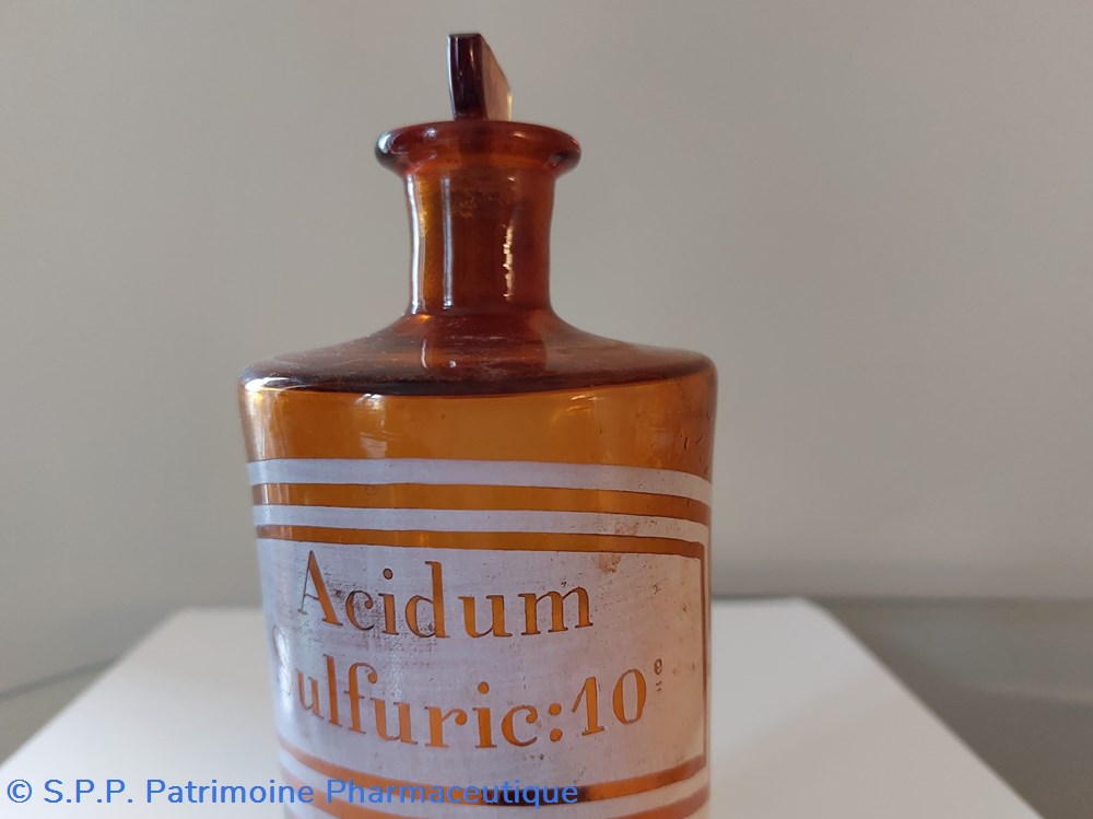 science pharmacie acidum sulfuric 10 flacon verre ambre