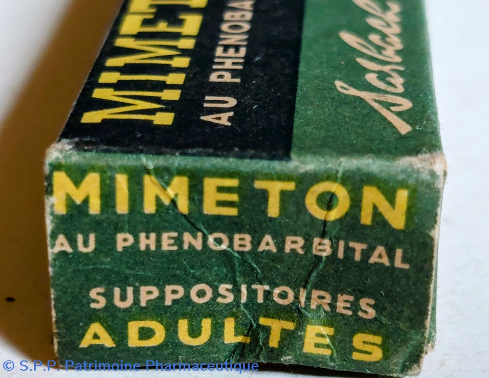 MIMETON au Phénobarbital / suppositoires 5 science pharmacie mimeton au phenobarbital suppositoires
