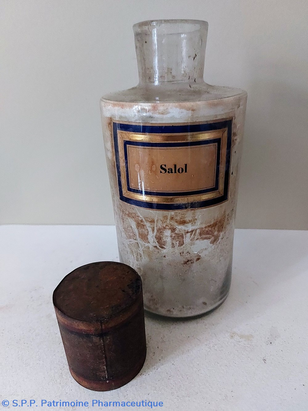 SALOL ou SALOLUM Flacon de pharmacie 2 science salol ou salolum flacon de pharmacie