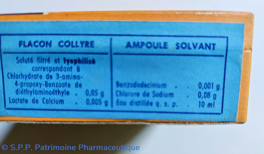 COLLYRE KERACAÏNE CHIBRET 0.50% 3 science pharmacie collyre keracaine chibret 0 50