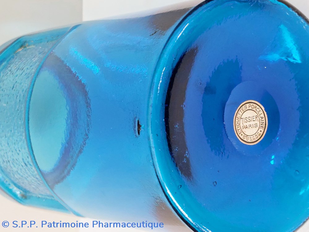 science bleu pot de pharmacie bleu outre mer 23 cm