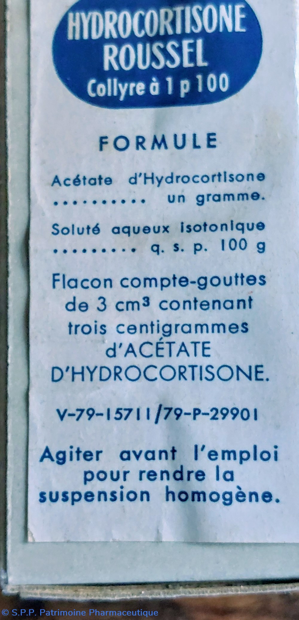 science pharmacie hydrocortisone collyre 1 roussel