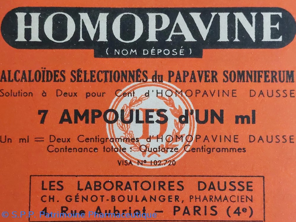 science pharmacie homopavine 7 ampoules 1 ml dausse