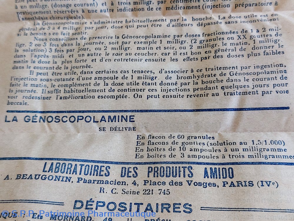 science pharmacie genoscopolamine flacon 60 grs