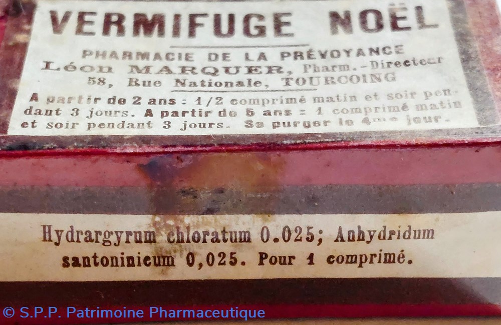 VERMIFUGE NOËL "MARQUER"-Pour enfants 5 science pharmacie vermifuge noel marquer pour enfants