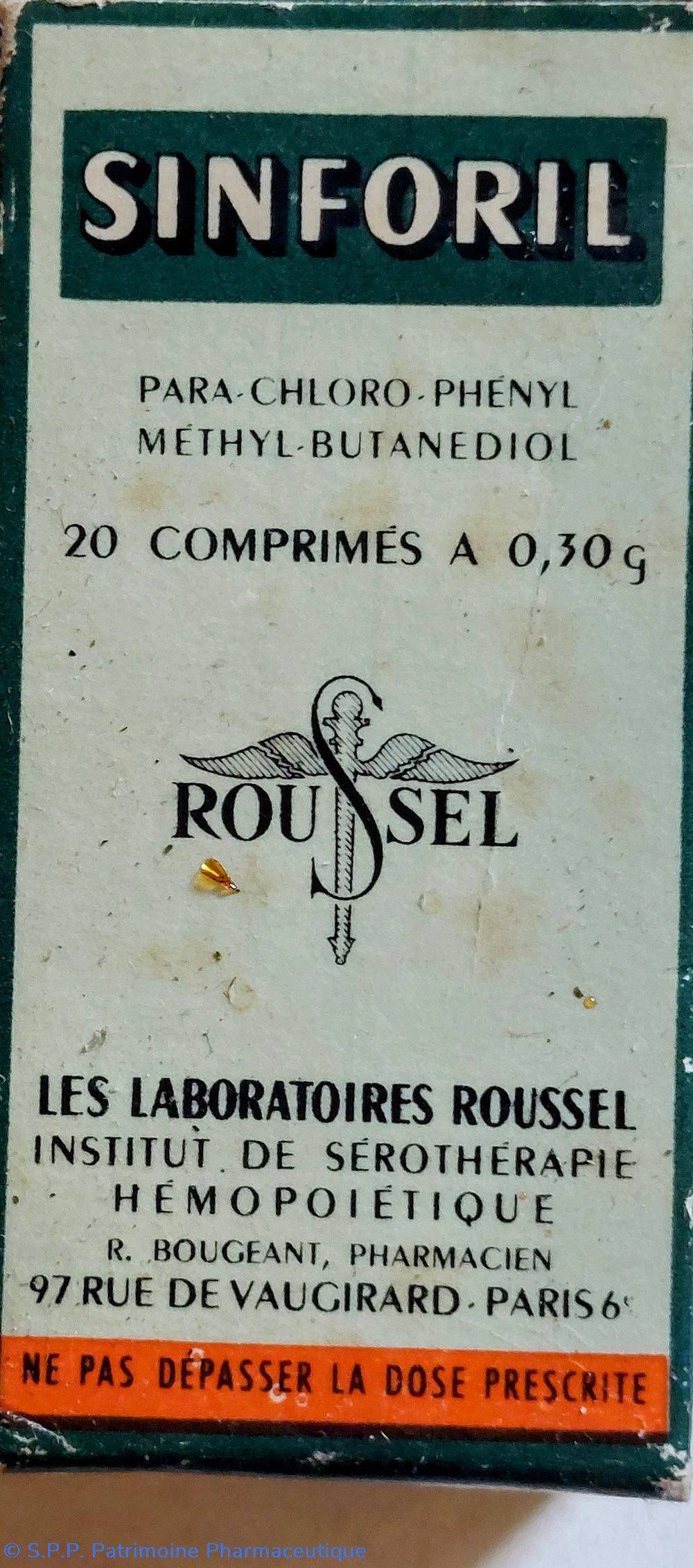 SINFORIL 20 COMPRIMÉS LAB ROUSSEL science pharmacie sinforil 20 comprimes lab roussel