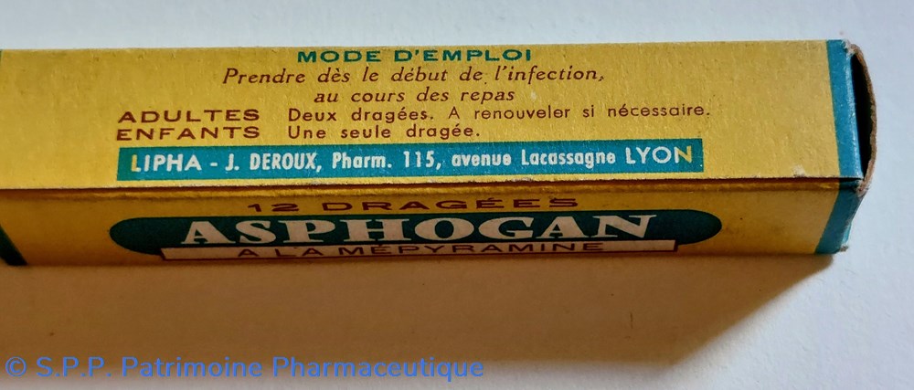 ASPHOGAN à la Metapyrine 12 Dragées science asphogan a la metapyrine 12 dragees