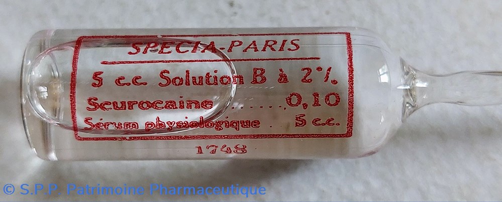 science pharmacie scurocaine 5 ampoules sur 5 specia