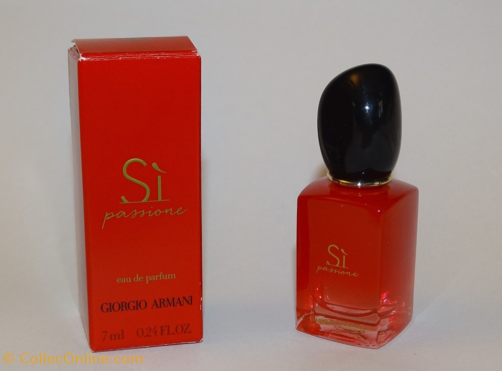 parfums beaute miniatures armani si passionne