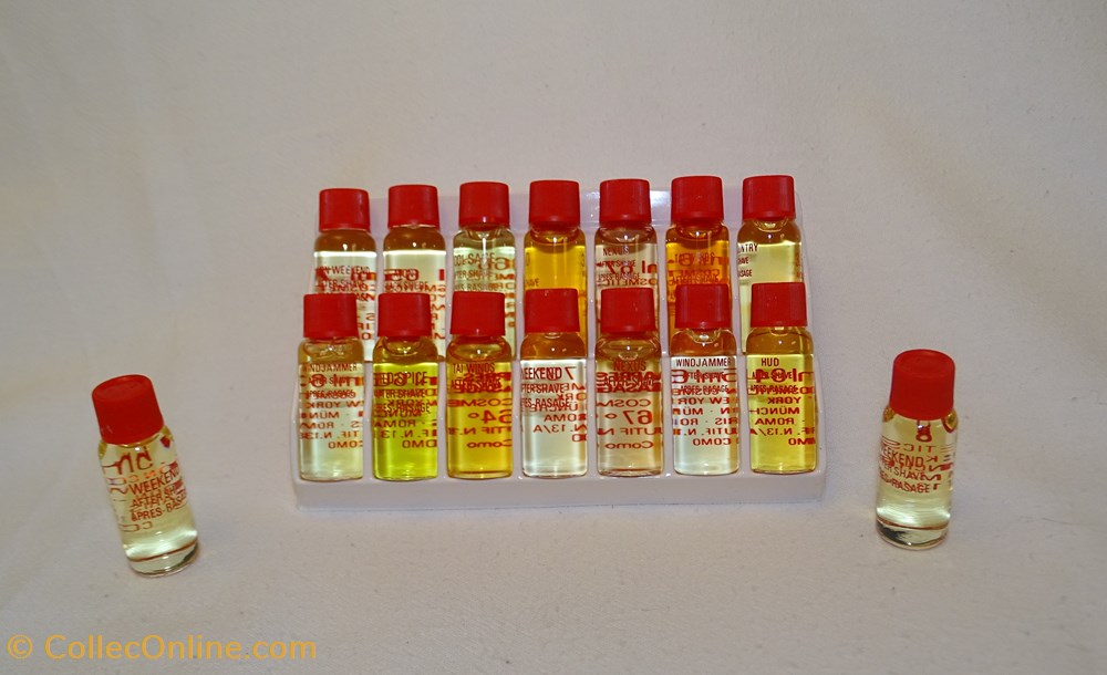AVON - présentoire 16 after-shave parfums beaute miniatures avon presentoire 16 after shave