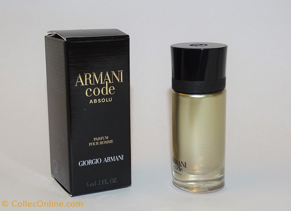 ARMANI - Code Absolu - Perfumes and Beauty - Fragrances - Capacity 4 ml