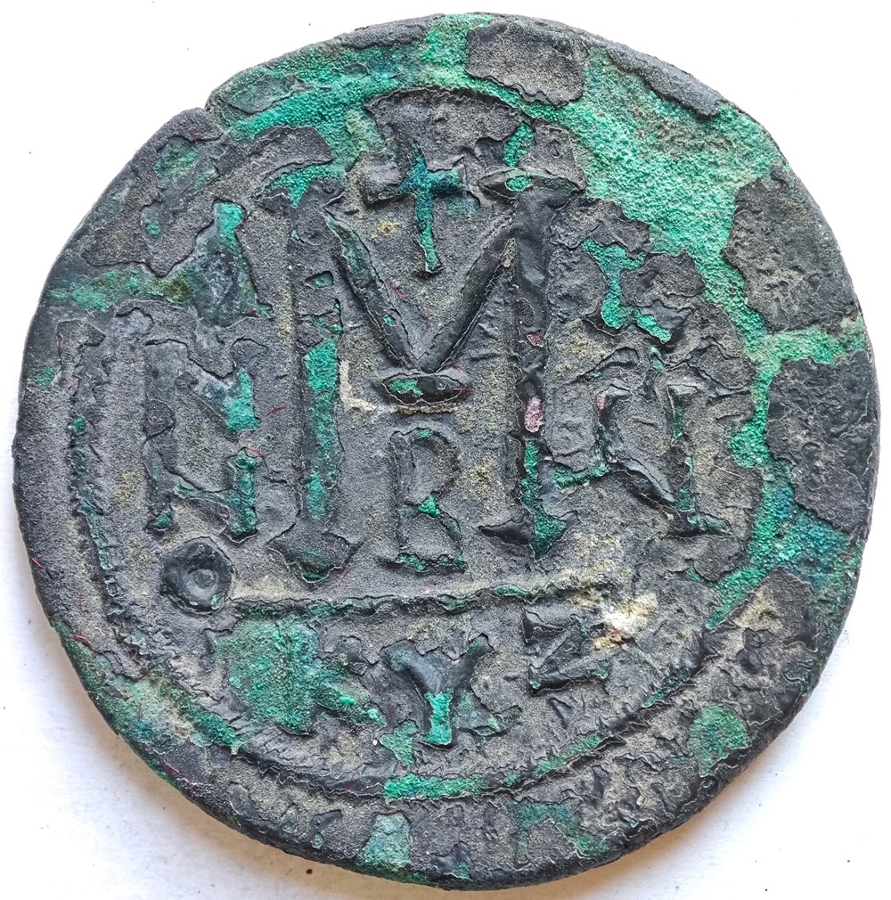 Follis (burned) kunst antiquitaten follis burned
