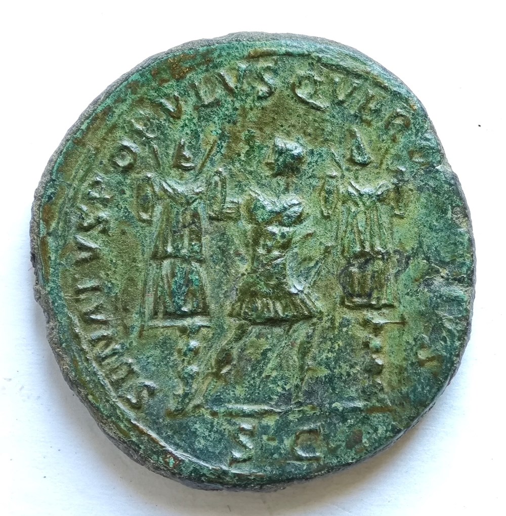 kunst antiquitaten trajanus dupondius