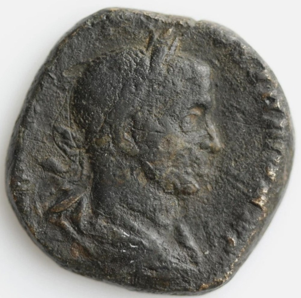 Volusianus Sestertius kunst antiquitaten volusianus sestertius